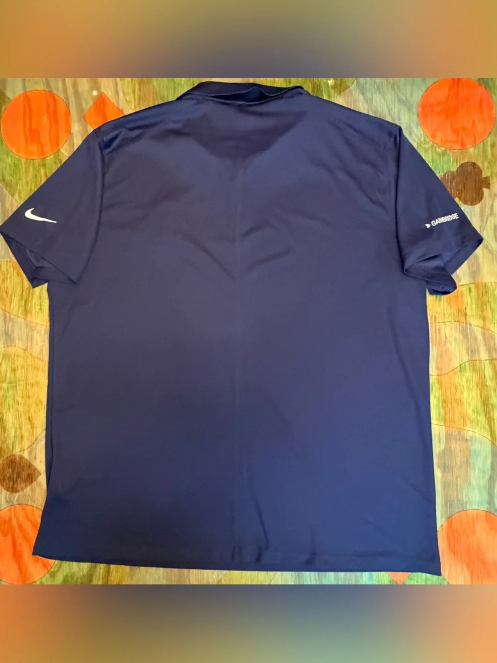 Nike Dri Fit Golf Indianapolis Motor Speedway Polo Shirt Indy 500 Blue Size XL P